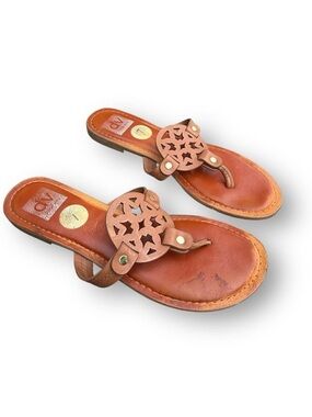 Dolce Vita Women’s Gotie Sandals Size 7 Comfort Leather Distressed boho Flip
